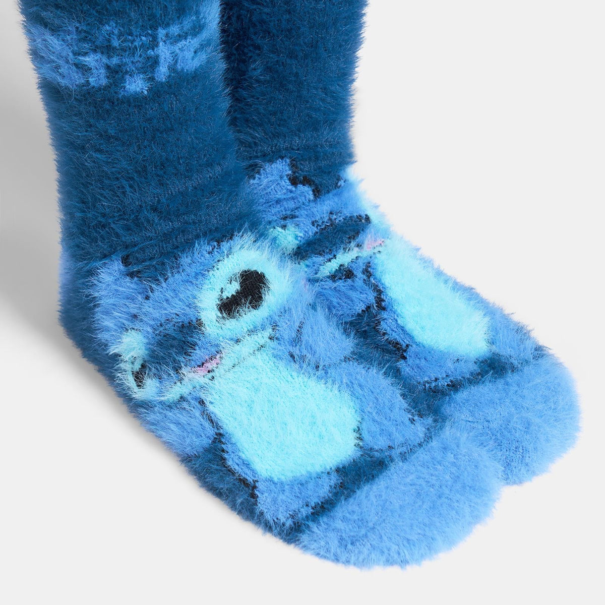 OHS x Stitch Socks 3 Pair Warm Soft Fluffy Fleece Indoor Bed Lounge Sock Slipper