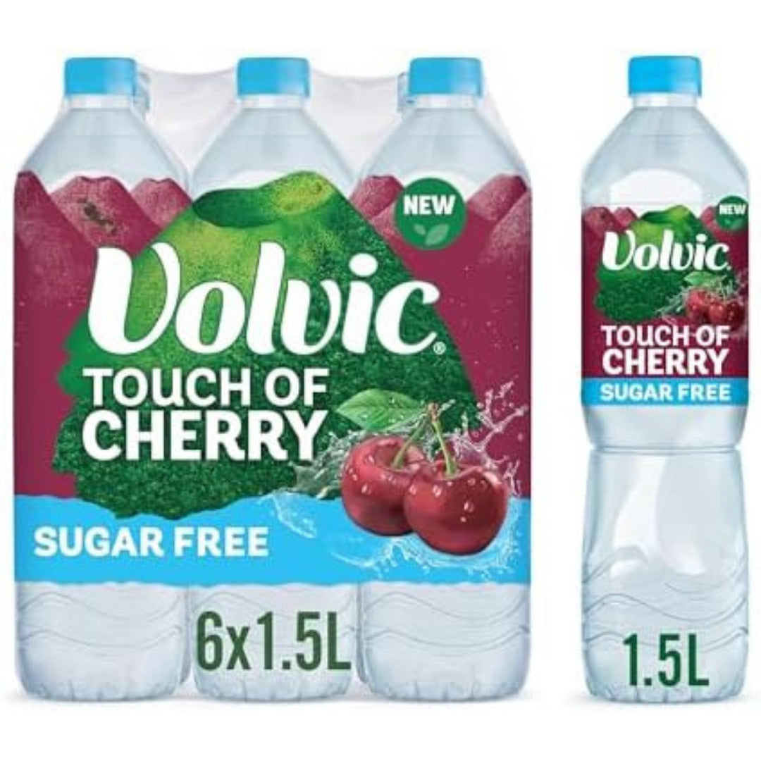 Volvic Touch of Fruit Sugar Free Choose Your Flavoured Water, 6 X 1.5L