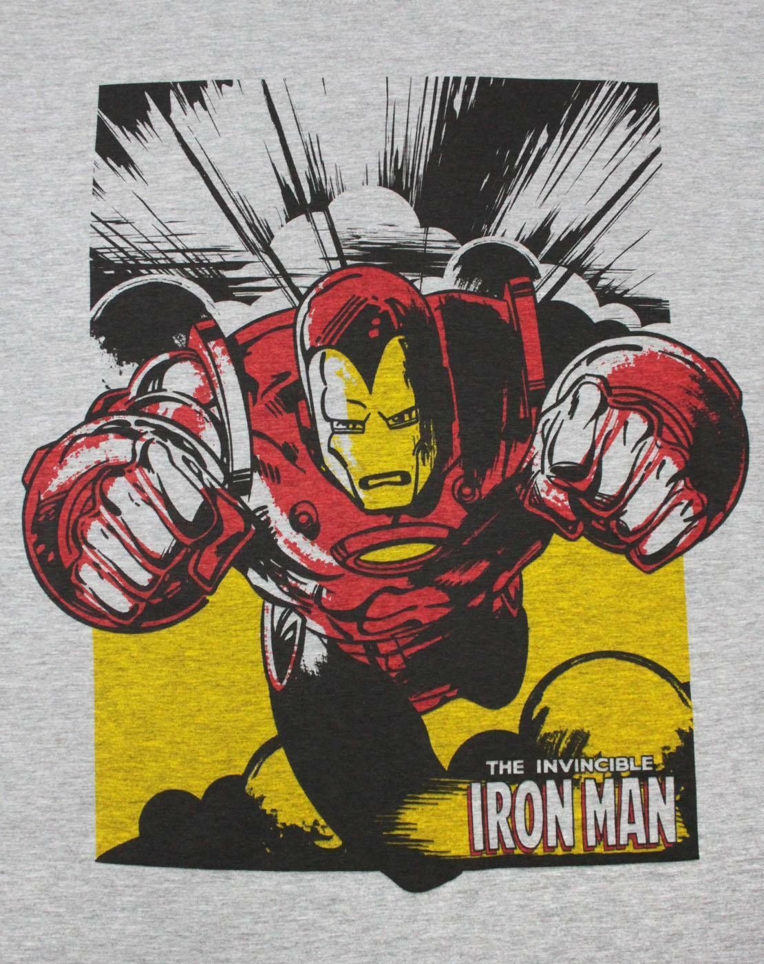 Marvel Short Sleeved T-Shirt | Mens Grey | Official Merch