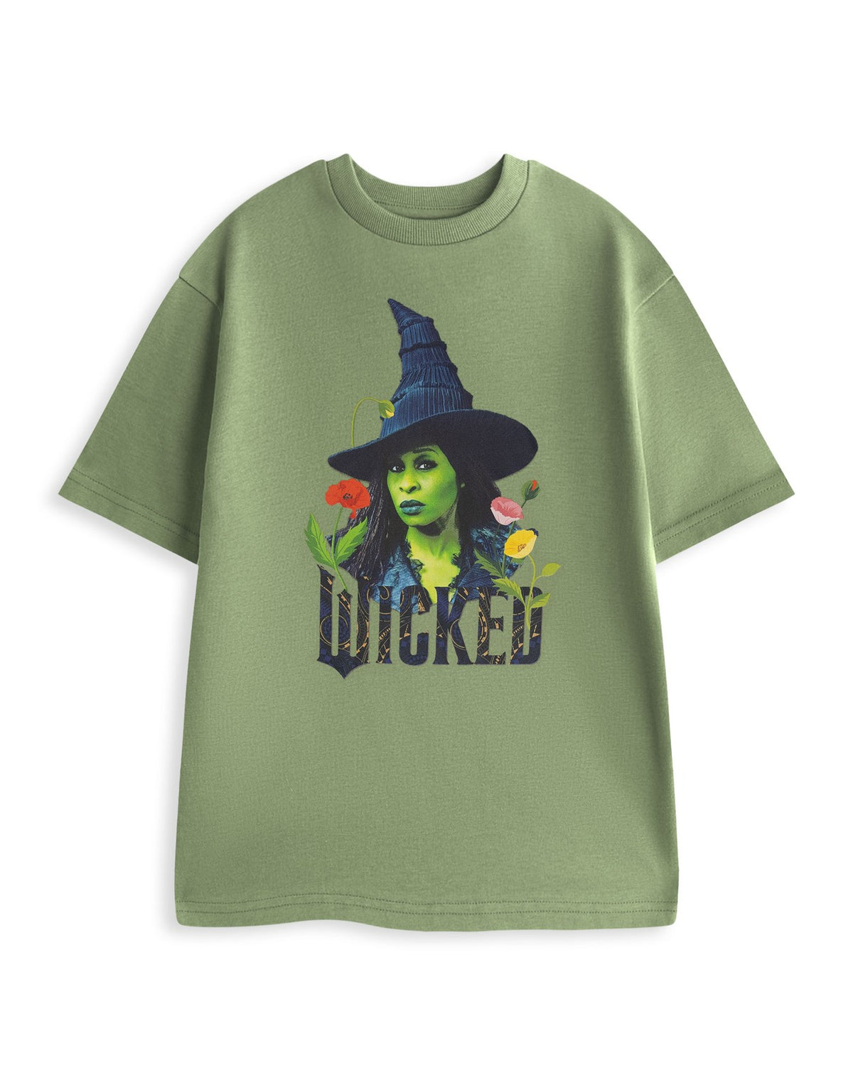 Wicked Short Sleeved T-Shirt | Unisex Khaki | Official Merch