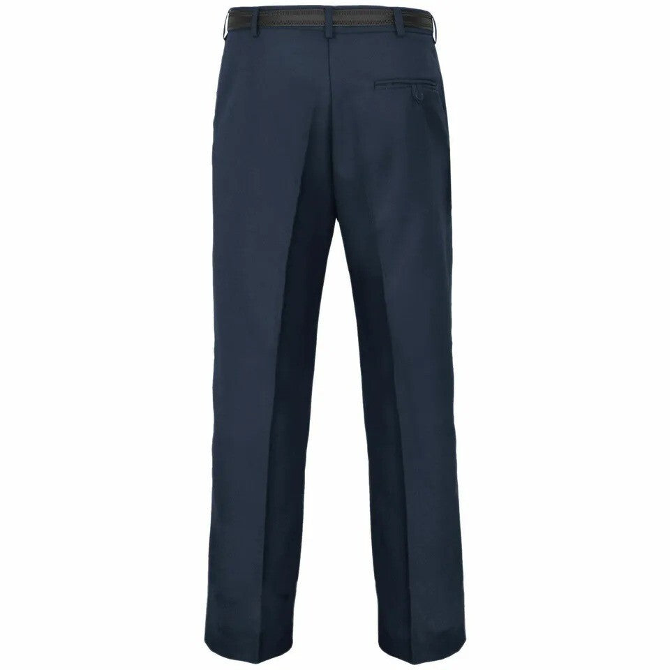 MENS OFFICE TROUSER BUSINESS WORK CASUAL SMART FORMAL BIG PLUS BELT POCKET PANTS