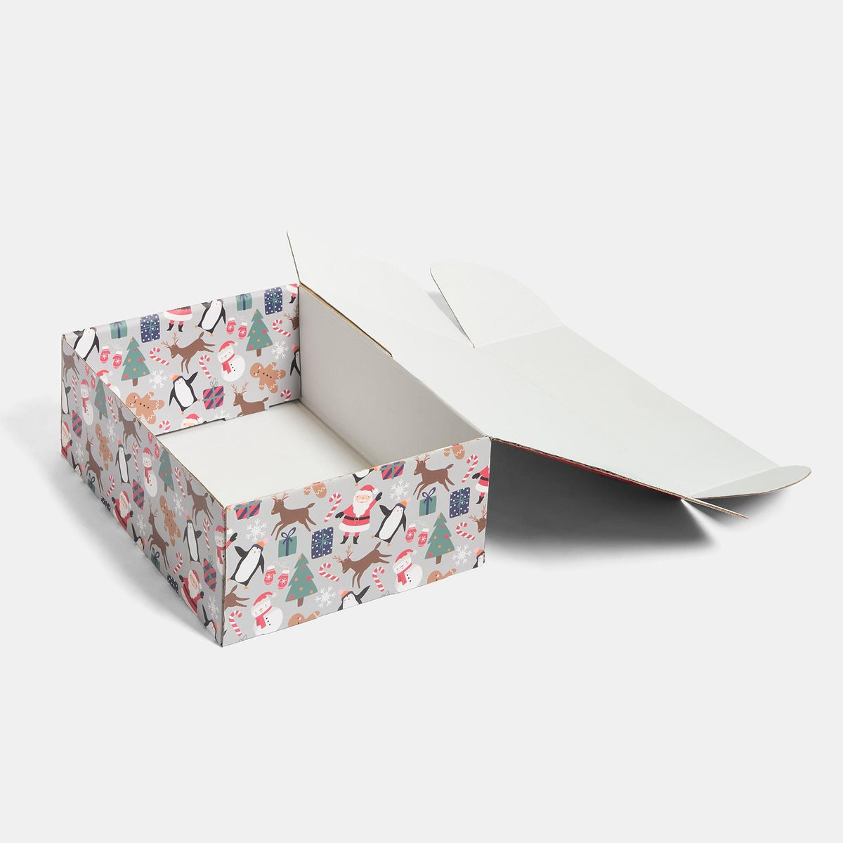 OHS Christmas Eve Box Reusable Xmas Festive Gift Paper Packaging Present Wrap