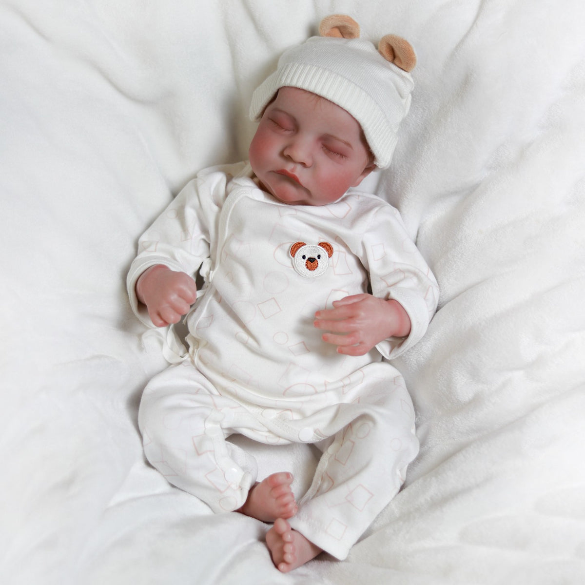 Handmade Reborn Dolls Vinyl Silicone Realistic Newborn Baby Girl Doll Xmas Gift