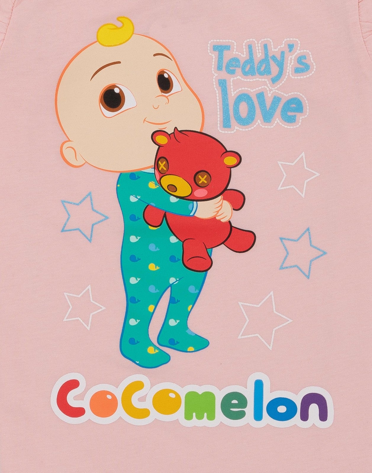 Cocomelon Long Sleeve Long Leg Pyjama Set | Girls Pink | Official Merch