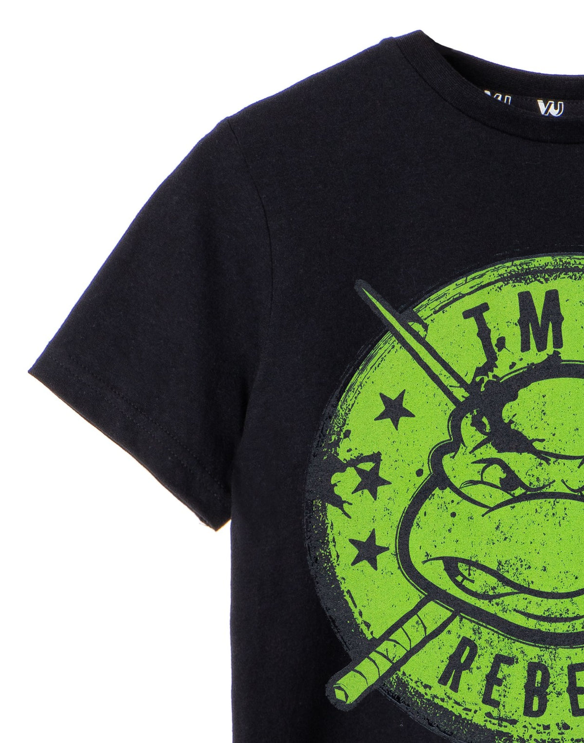 Teenage Mutant Ninja Turtles Short Sleeved T-Shirt | Boys Black | Official Merch