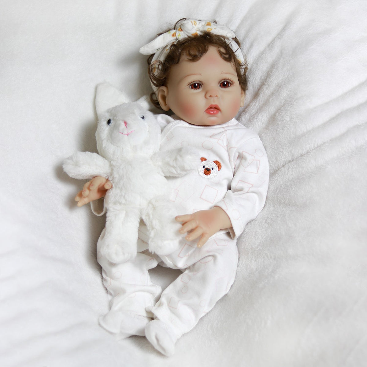Realistic Reborn Doll Full Body Vinyl Silicone Twins Handmade Newborn Baby Girl