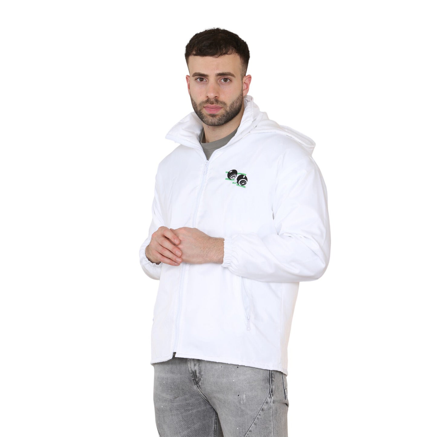 UNISEX BOWLING  JACKET WATERPROOFFULLY FLEECE LINED DETACHABLE HOOD ZIP POCKET