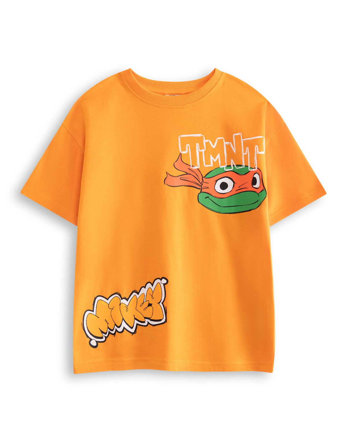 Teenage Mutant Ninja Turtles Short Sleeved T-Shirt | Boys Orange | Official Merc