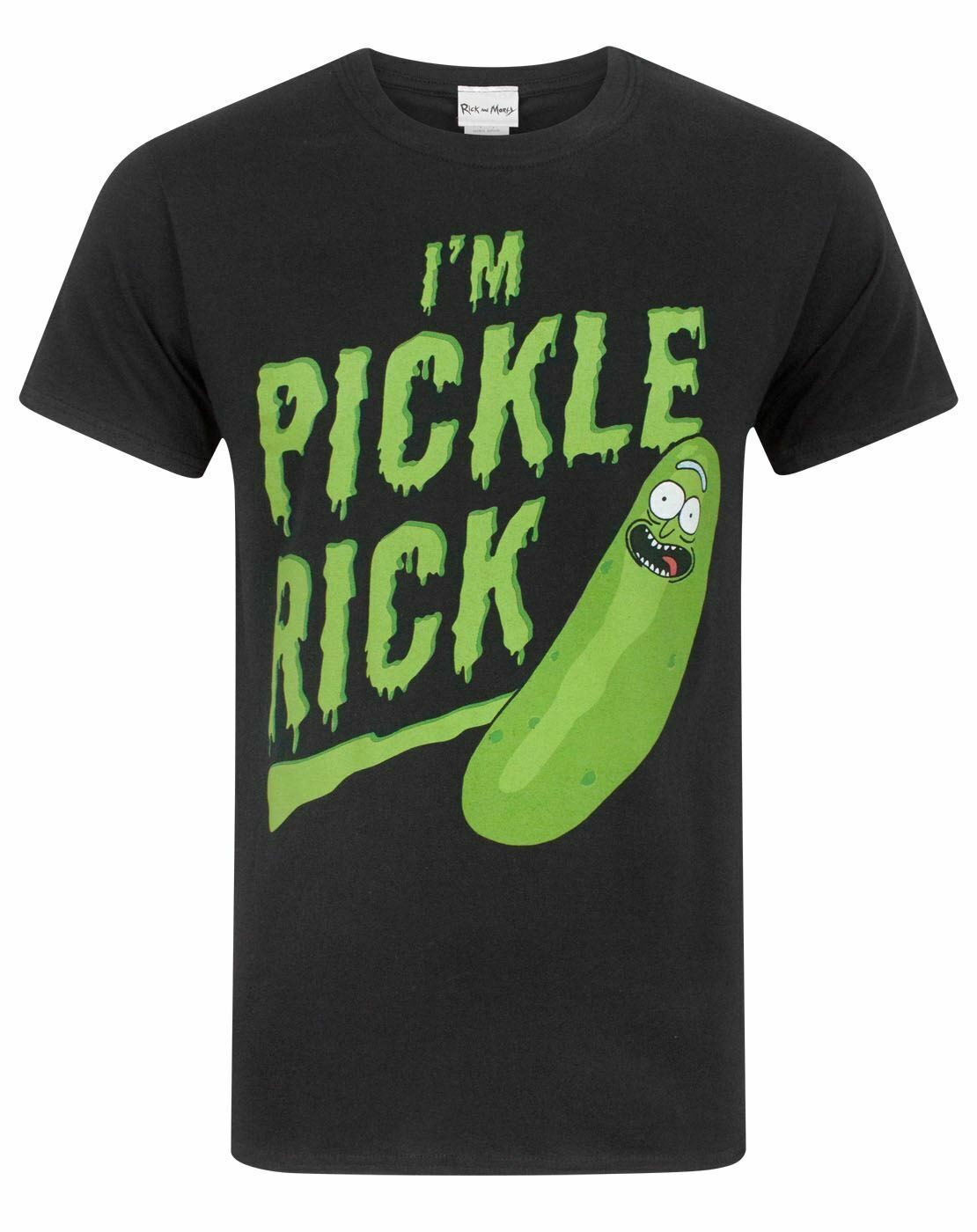 Rick And Morty Short Sleeved T-Shirt | Mens Black | Official Merch