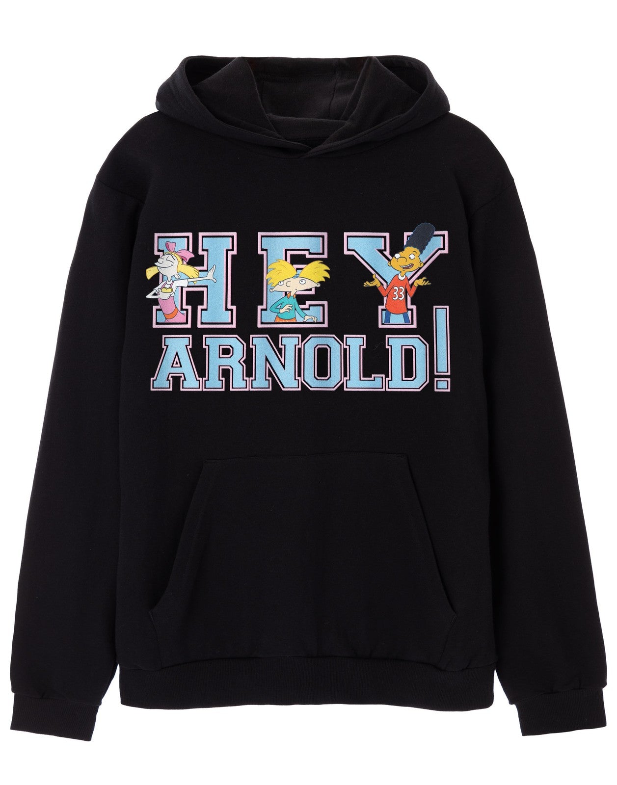 Hey Arnold Hoodie | Unisex Black | Official Merch
