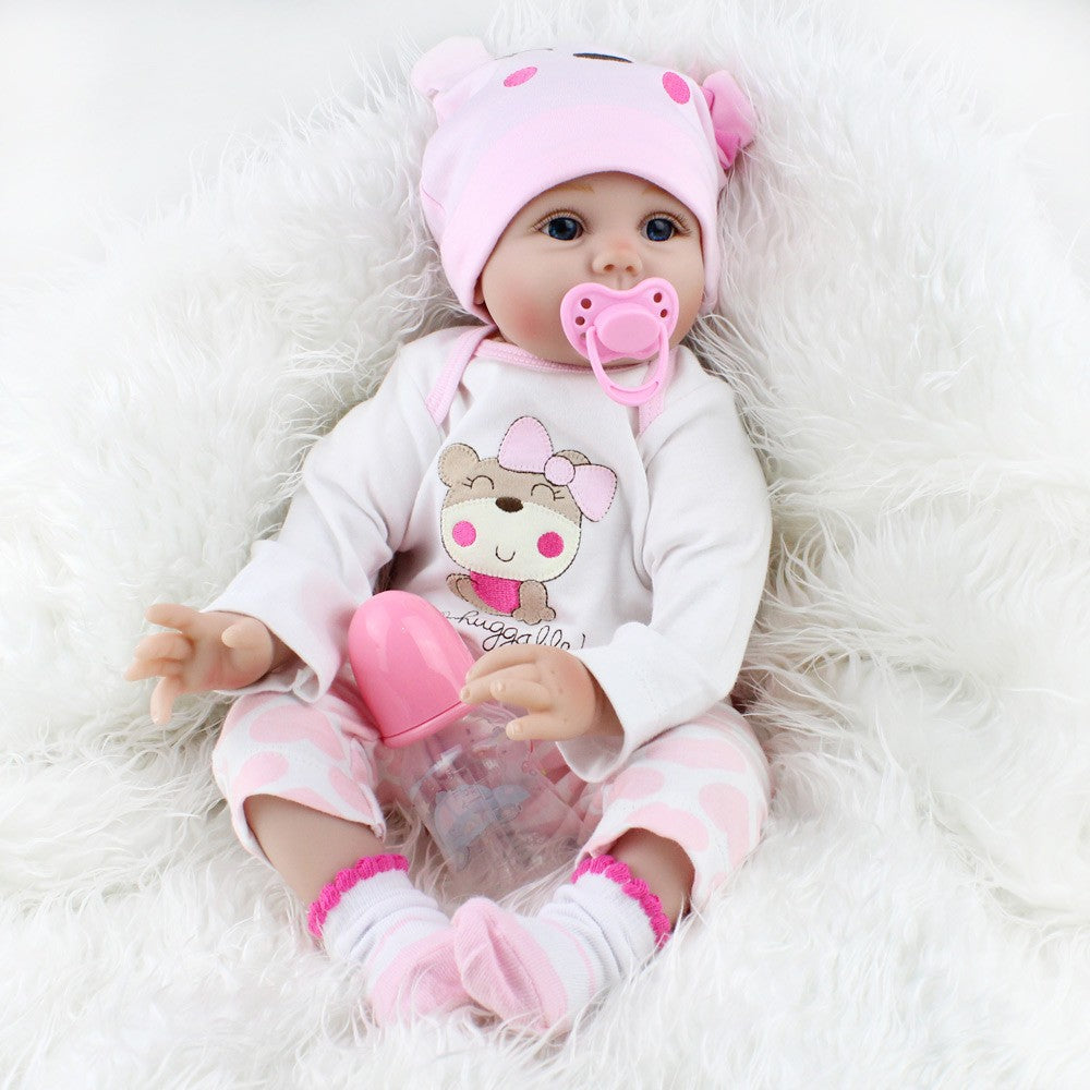 22" Reborn Baby Dolls Boy/Girl/Twins Vinyl Silicone Real Life Like Newborn Gifts