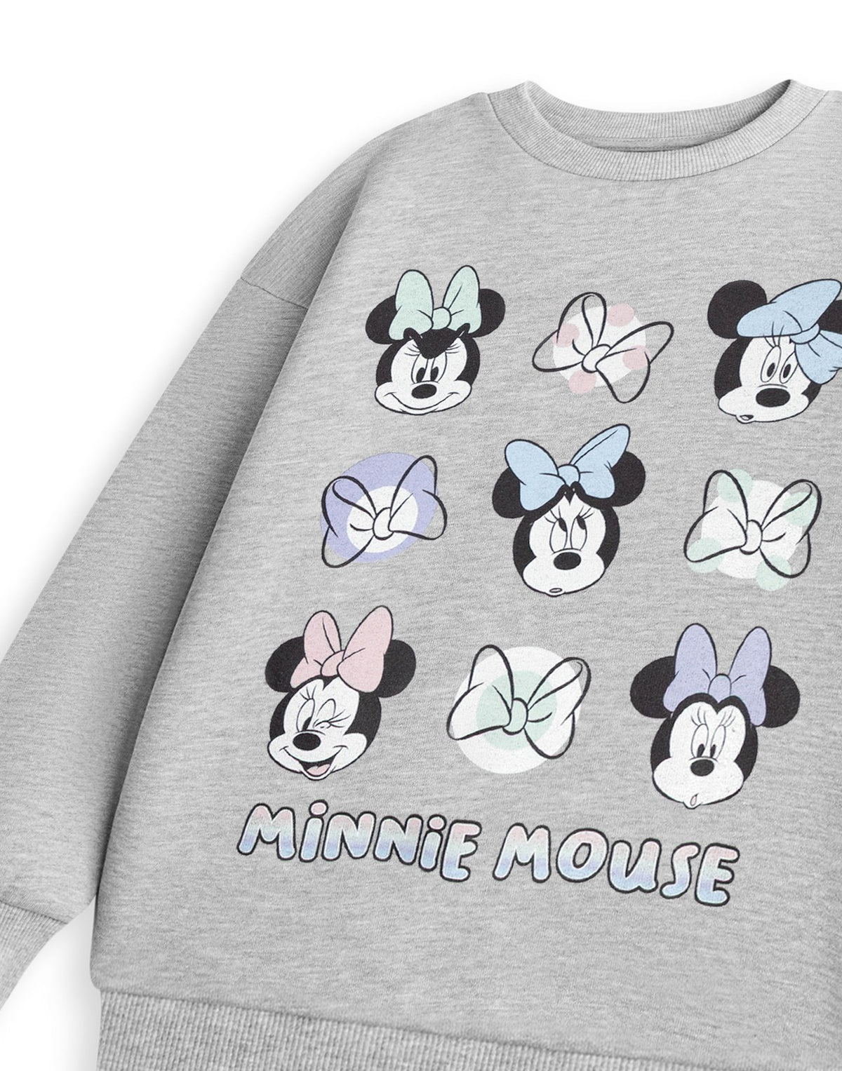 Disney Sweatshirt | Girls Grey Marl | Official Merch