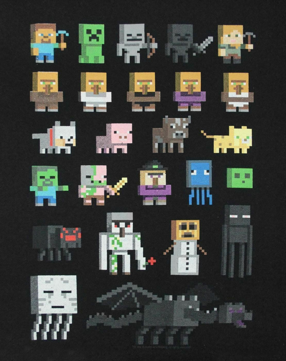 Minecraft Sweatshirt | Boys Black Gaming | Official Merch