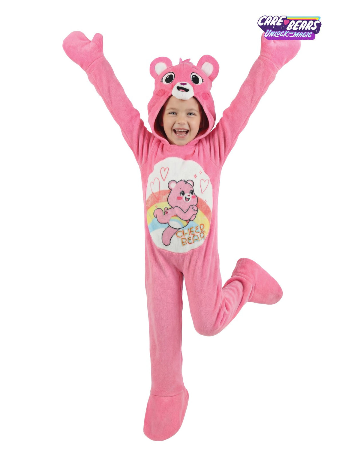Care Bears 2 Piece Costume | Girls Pink | Official Merch