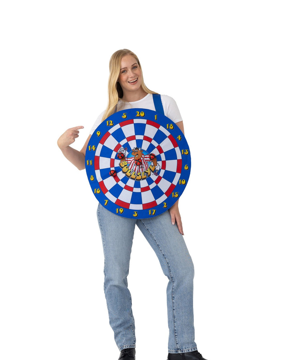 Bullseye 1 Piece Costume | Unisex Multicoloured | Official Merch