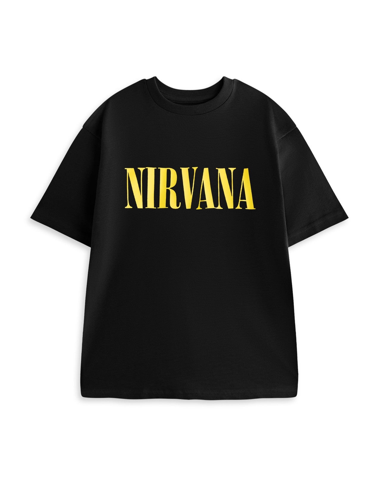 Nirvana Short Sleeve Long Leg Pyjama Set | Mens Black | Official Merch