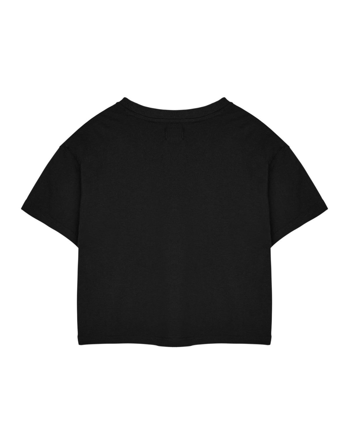 Garfield Cropped Short Sleeved T-Shirt | Womens Black | Official Merch