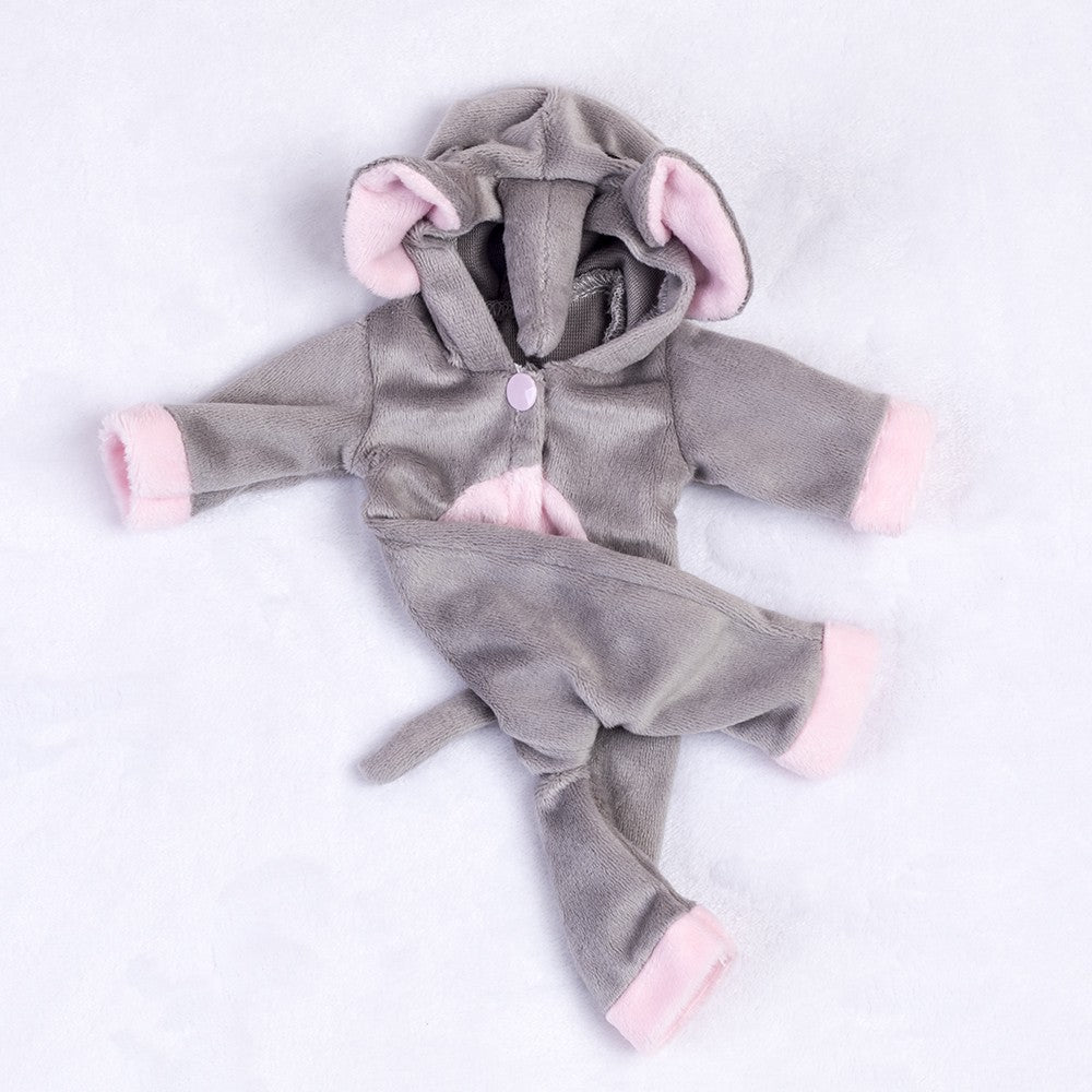 Doll Clothes Outfit Romper for 10"-11" Reborn Baby Dolls Boy/Girl Doll DIY Gifts