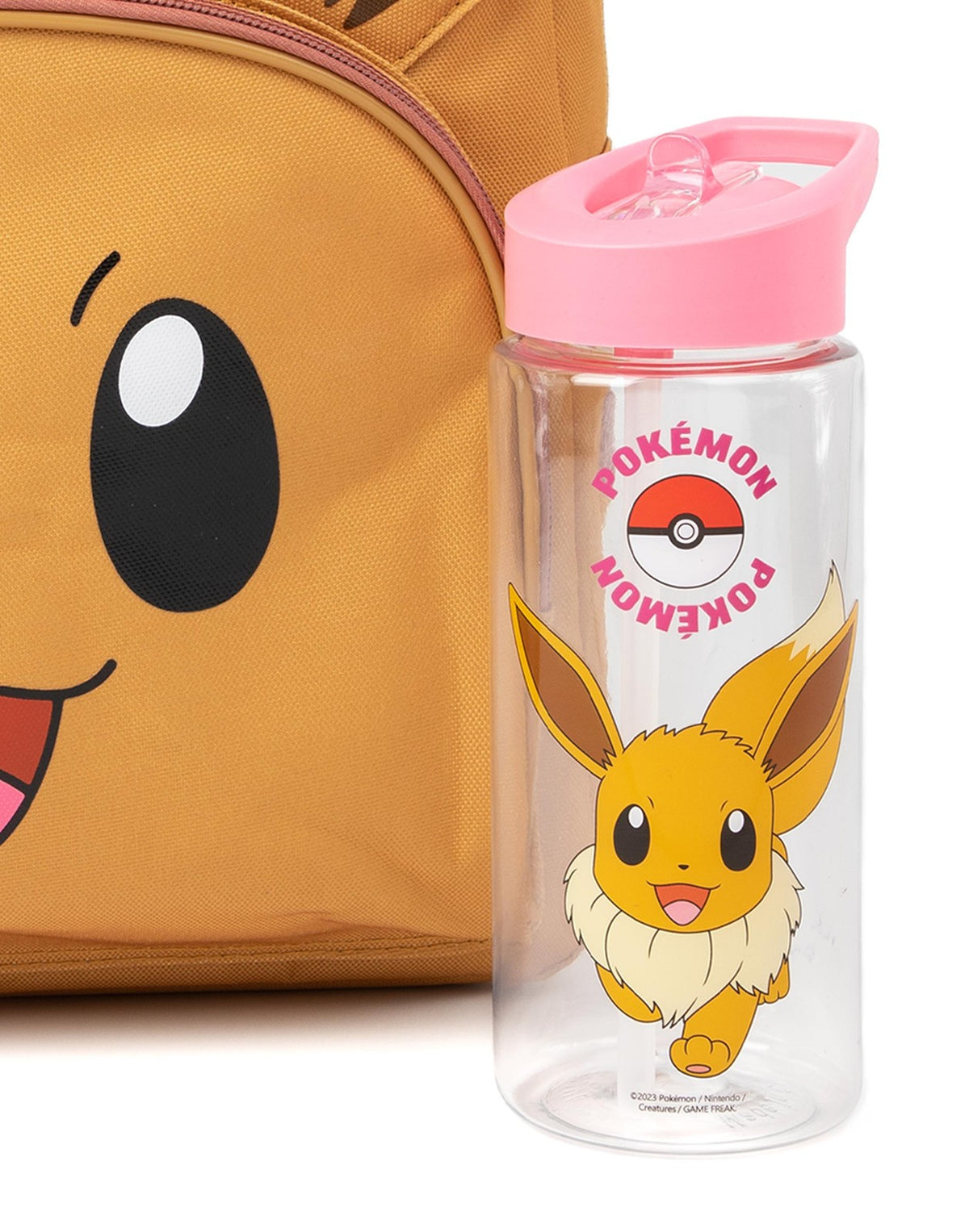 Pokemon 4 Piece Backpack Set | Unisex Kids Orange | Official Merch