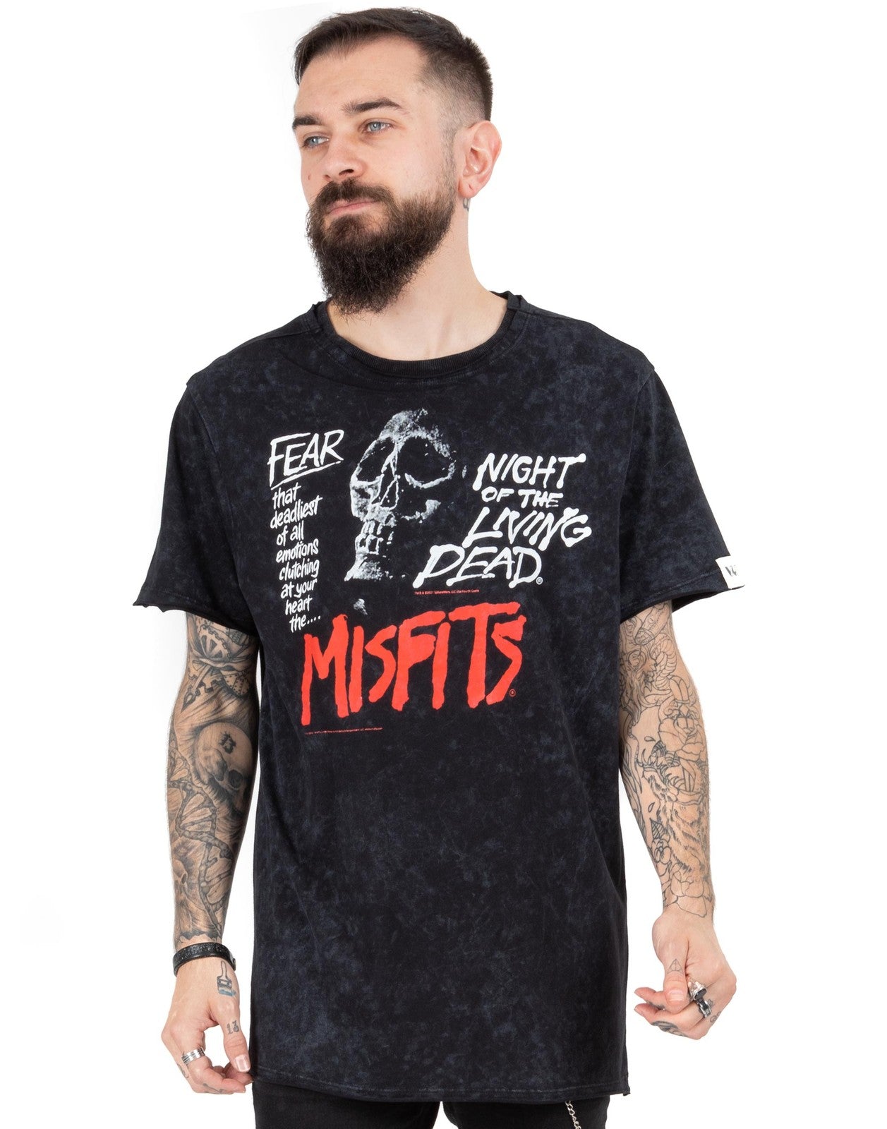 Misfits Short Sleeved T-Shirt | Mens Black | Official Merch