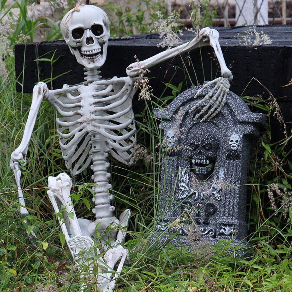 170cm Halloween Poseable Skeleton Full Life Size Human Skeleton Decoration Props