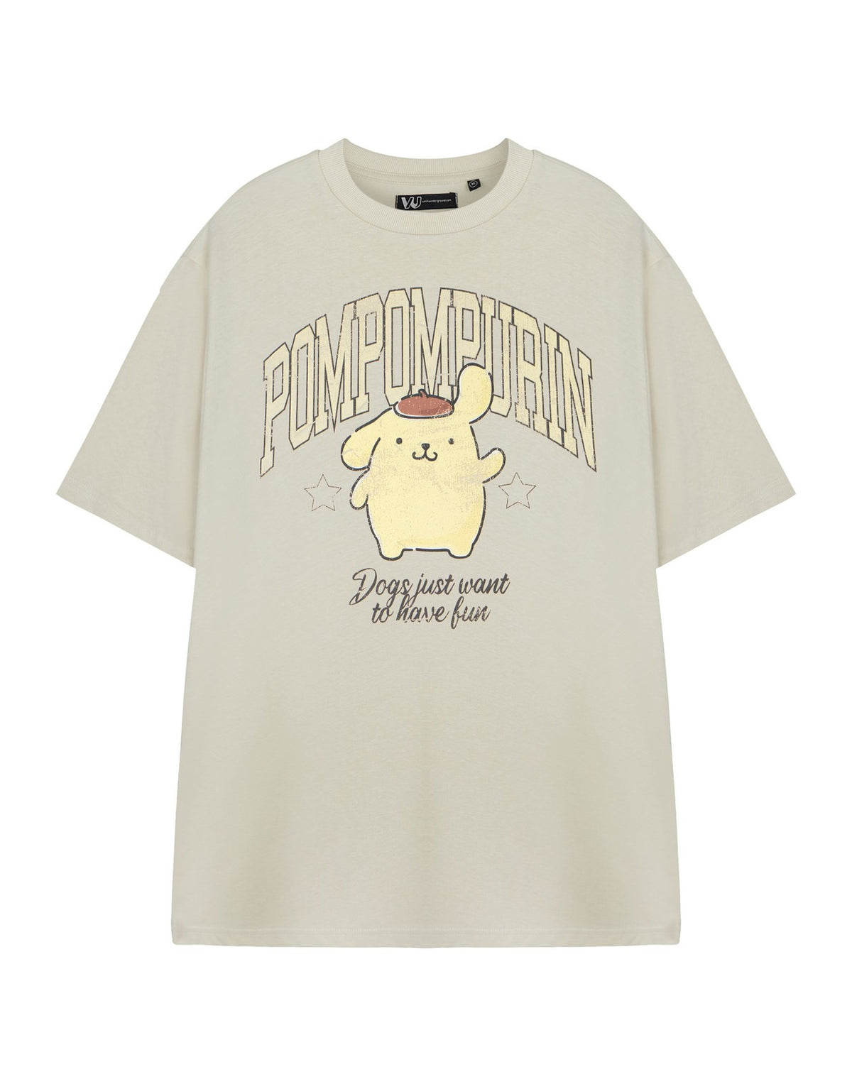 Hello Kitty & Friends Short Sleeved T-Shirt | Womens Oatmeal | Official Merch