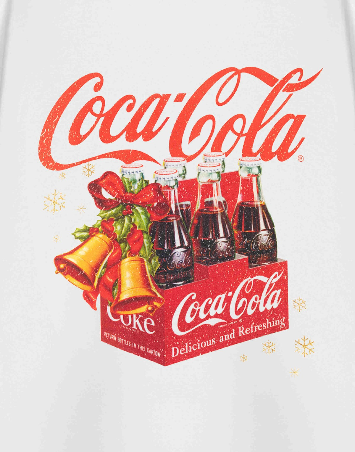Coca Cola Short Sleeved T-Shirt | Unisex White | Official Merch