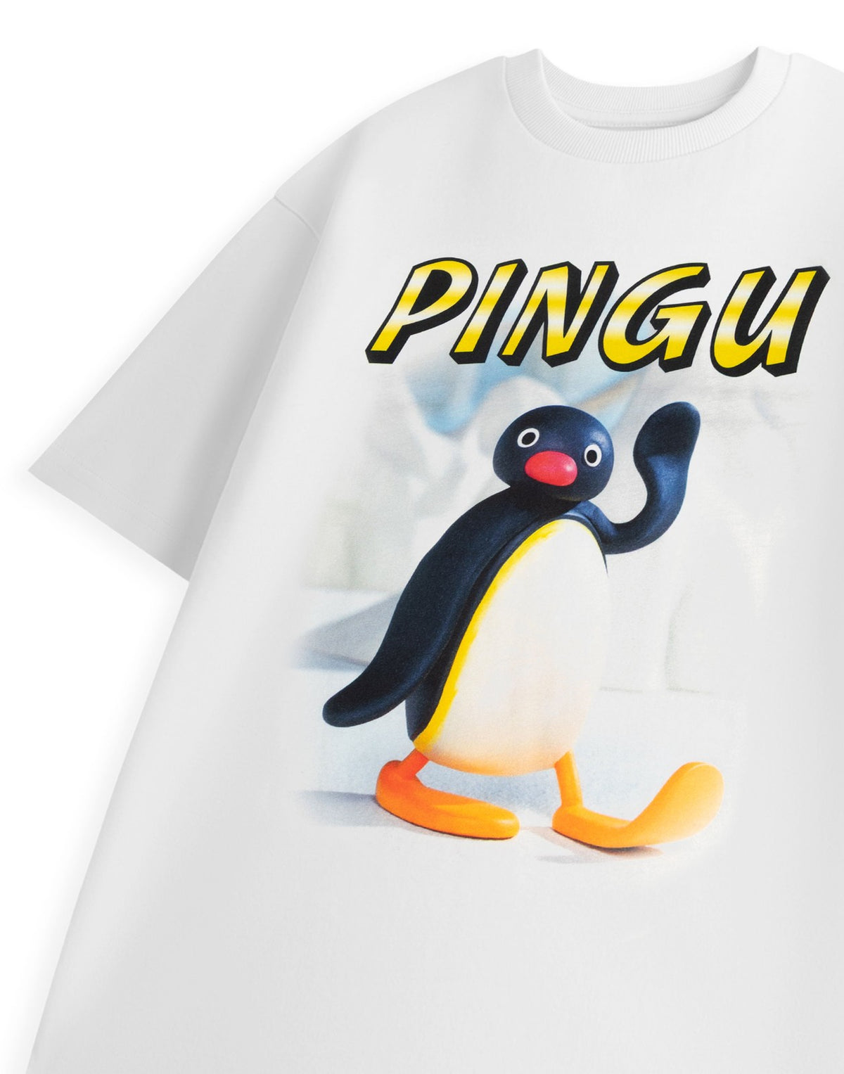 Pingu Short Sleeved T-Shirt | Unisex White | Official Merch