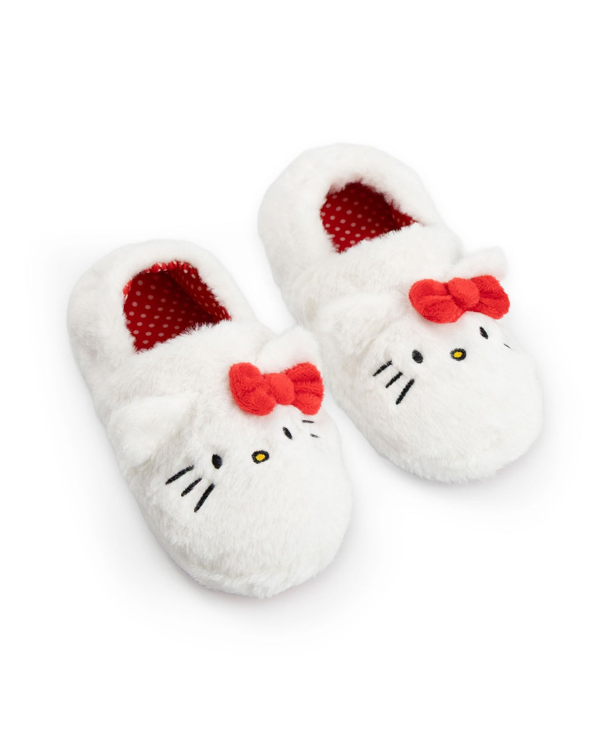 Hello Kitty Slip On Loafer Slippers | Girls White | Official Merch