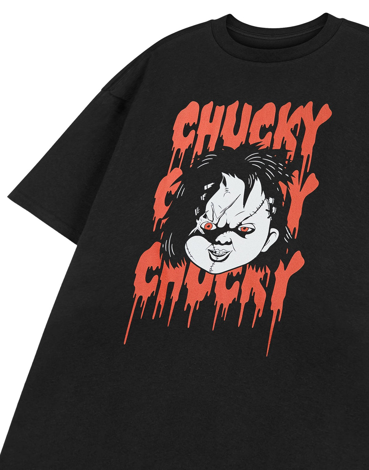 Chucky Short Sleeved T-Shirt | Unisex Black | Official Merch