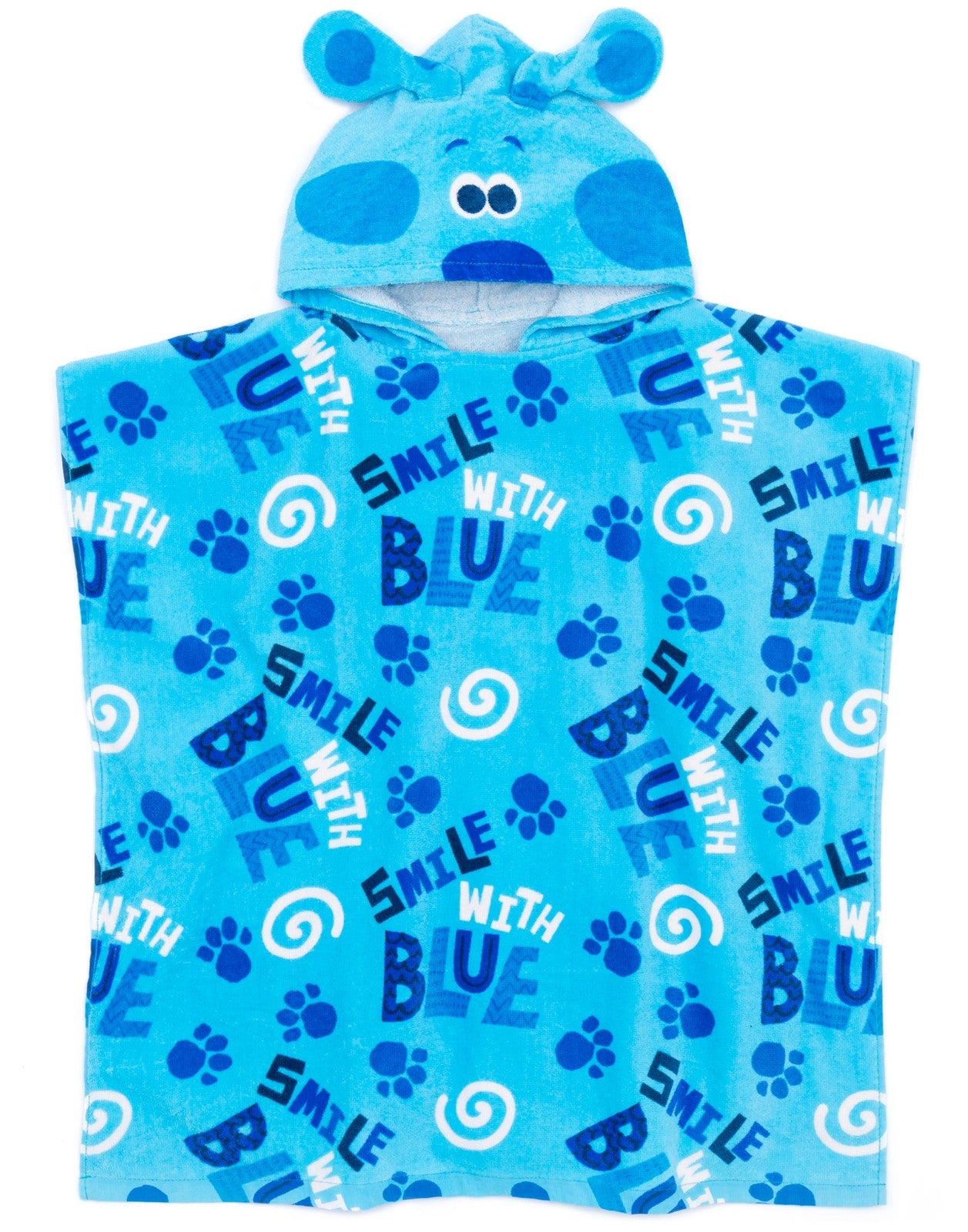 Blue's Clues & You! Poncho Towel | Unisex Kids Blue | Official Merch