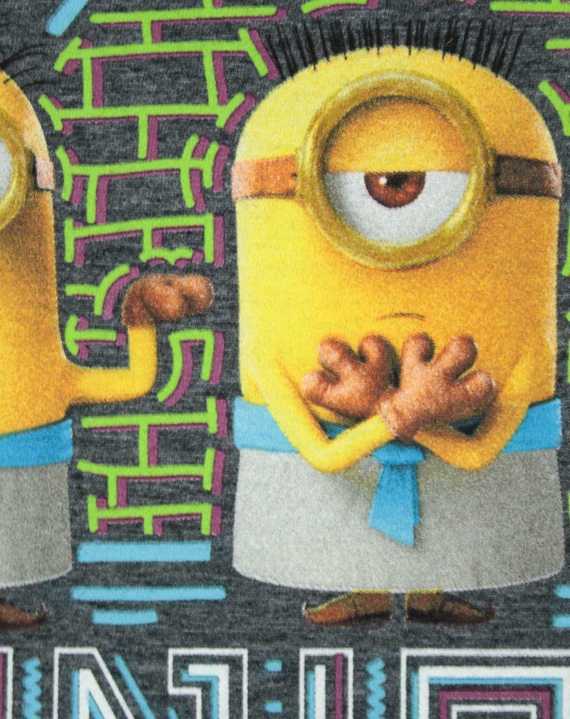 Despicable Me Short Sleeved T-Shirt | Womens Charcoal | Official Merch