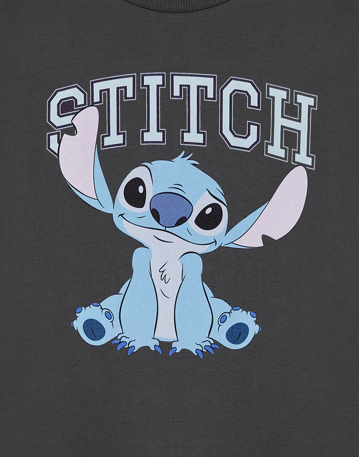Disney Short Sleeved T-Shirt | Girls Charcoal | Official Merch