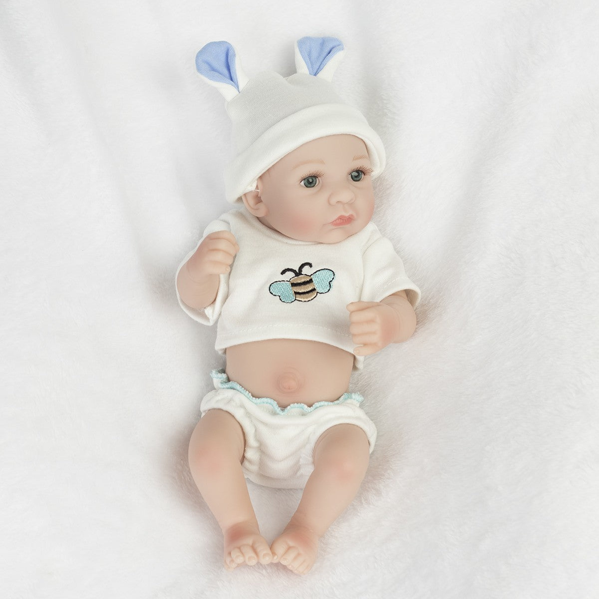 10" Reborn Dolls Waterproof Newborn Boy Girl Full Body Silicone Vinyl Twins Bath