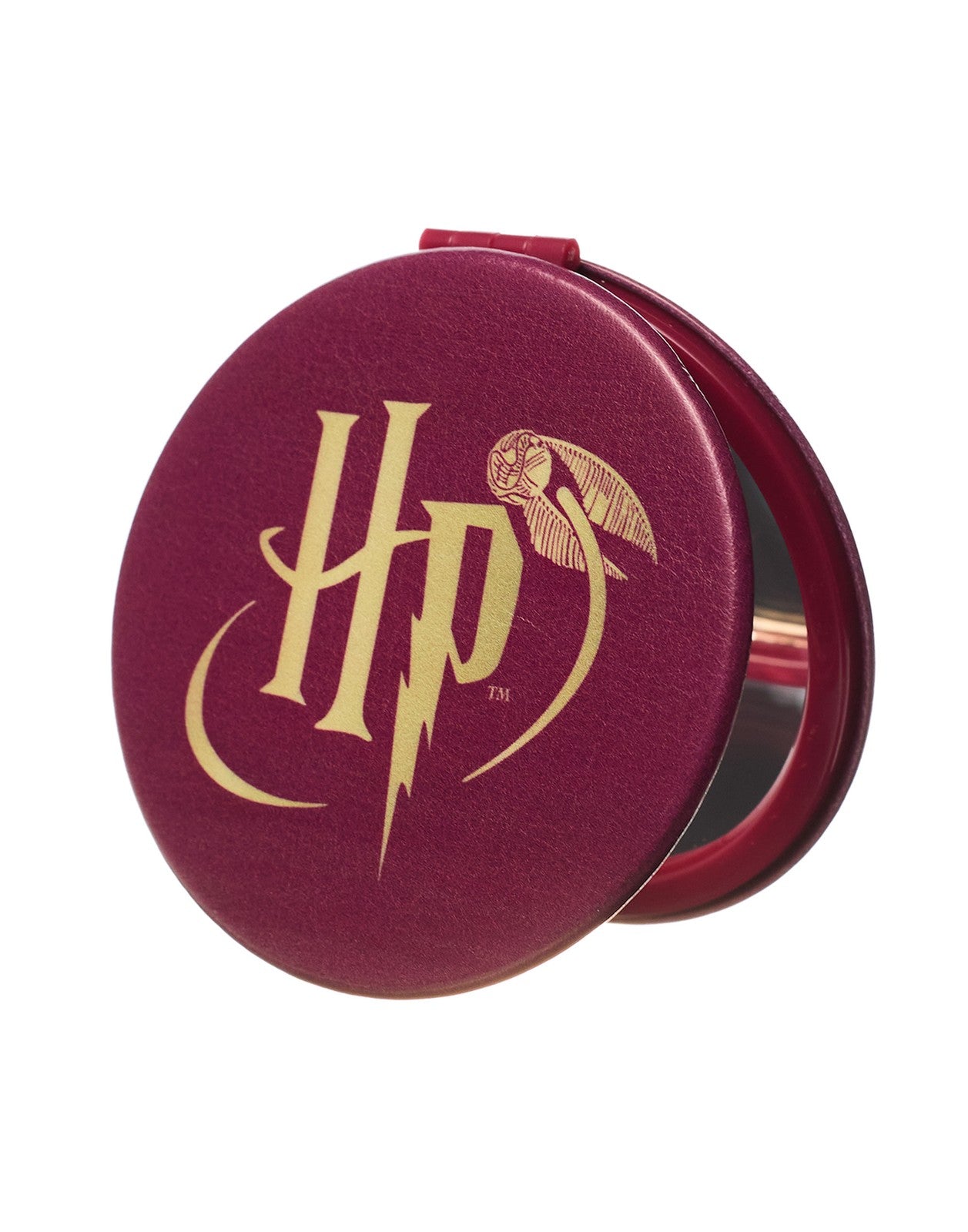 Harry Potter Makeup Bag and Mirror | Womens Burgundy | Official Merch