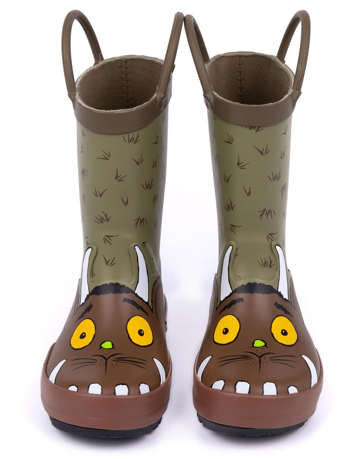 Gruffalo & Friends Wellington Boots with Handles | Unisex Kids Brown | Official