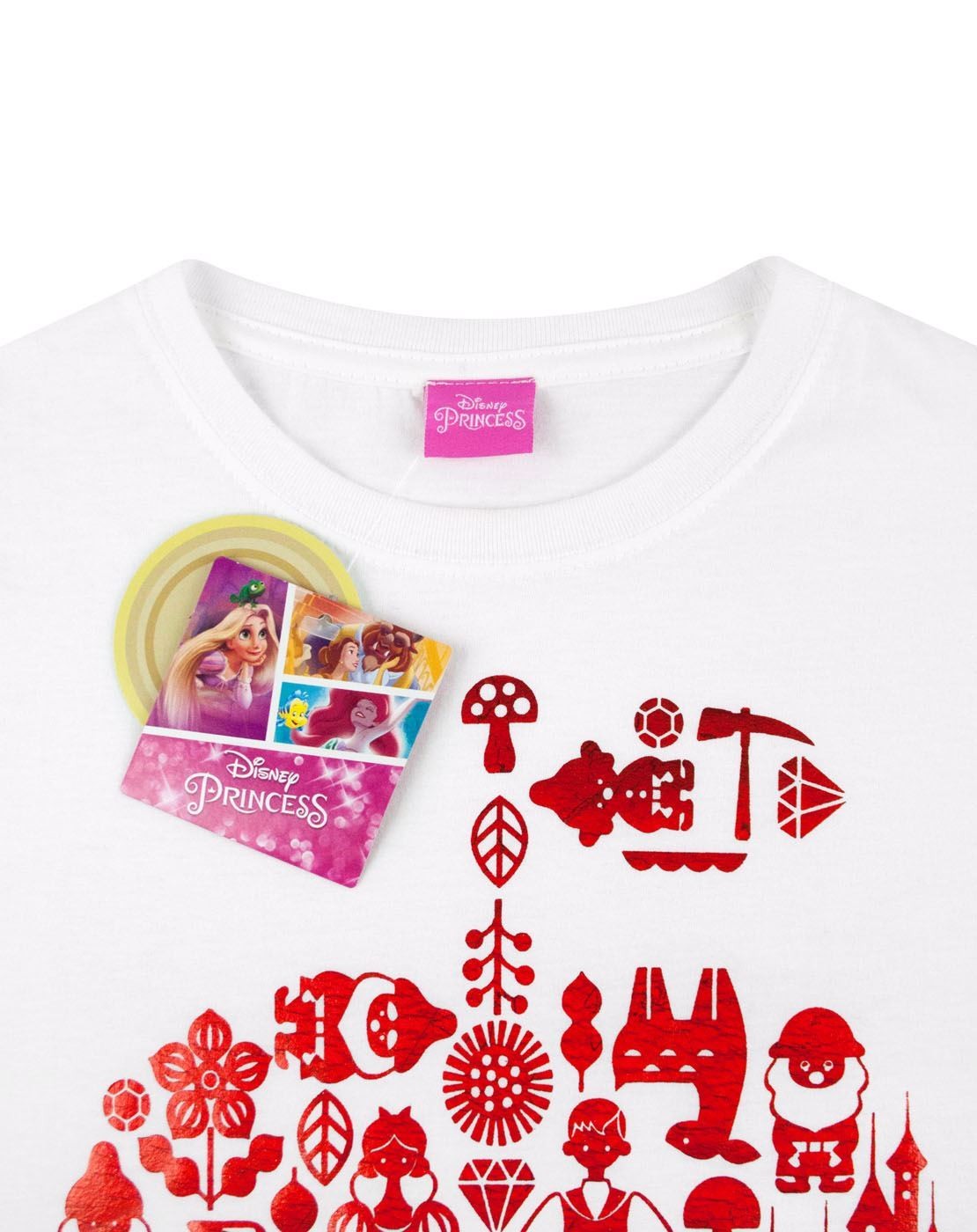 Disney Short Sleeved T-Shirt | Womens White | Official Merch