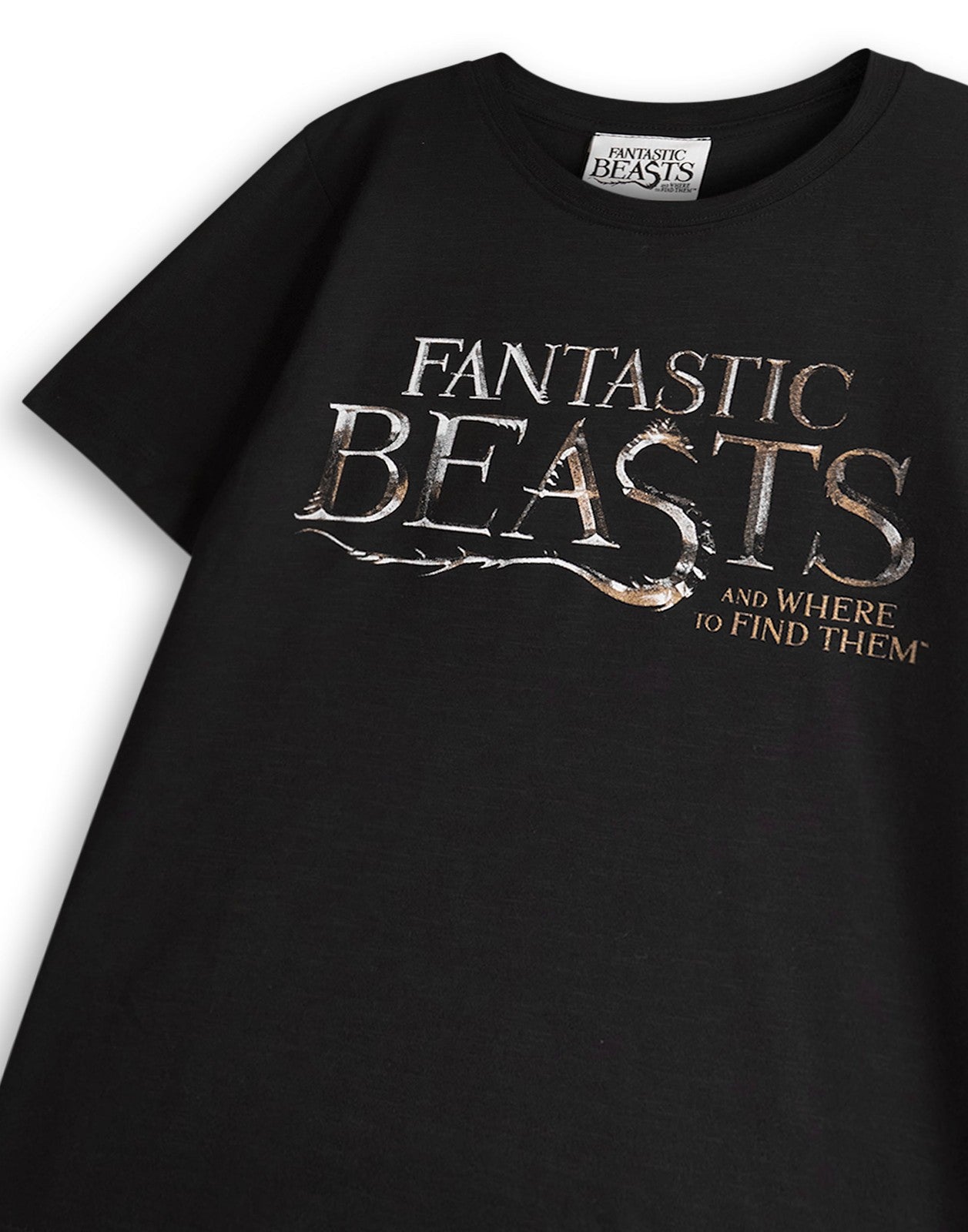 Fantastic Beasts And Where To Find Them Short Sleeved T-Shirt | Boys Black | Off