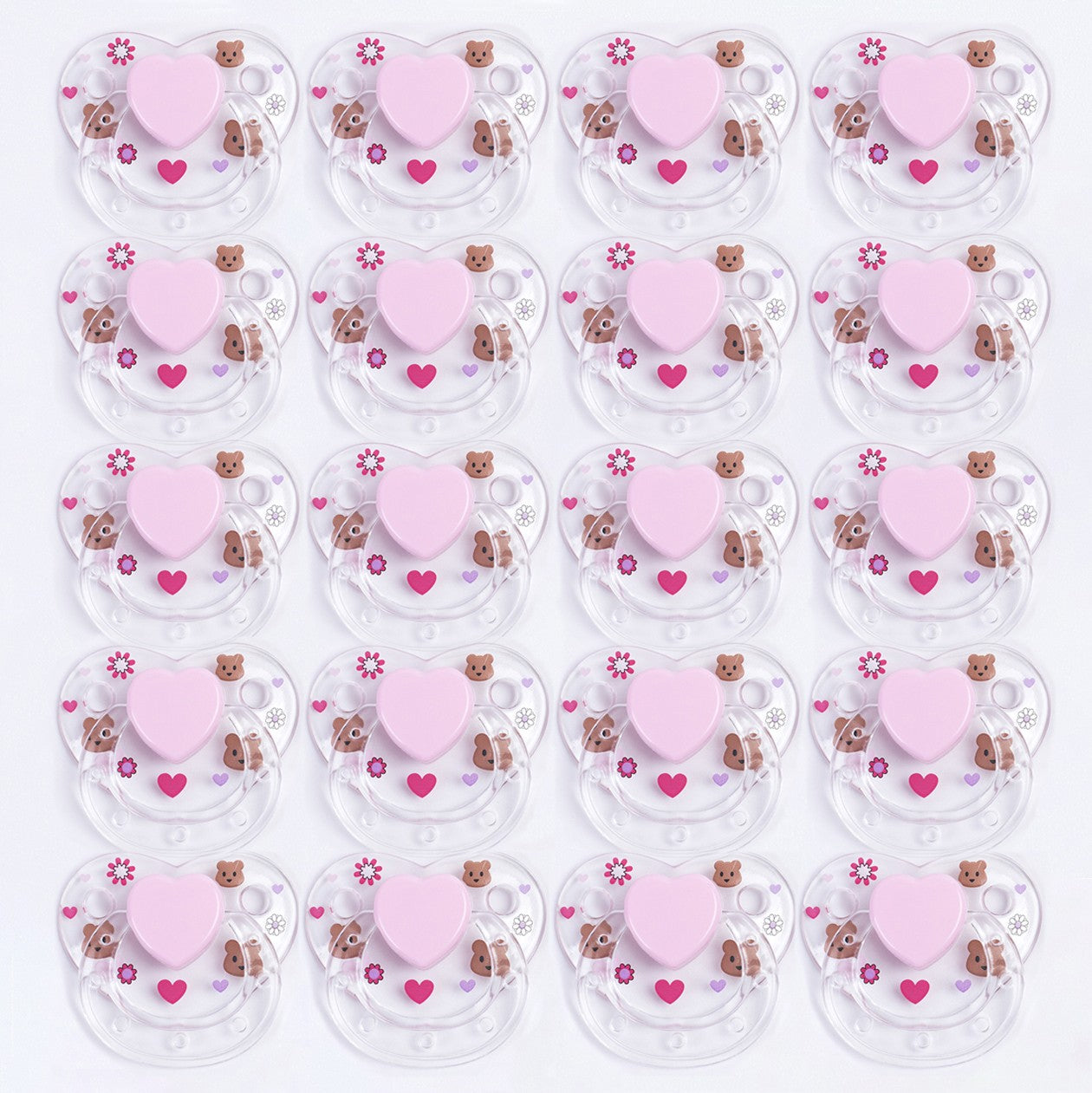 20PC Magnetic Dummy Pacifier Soother Magnet for Reborn Baby Dolls Accessories