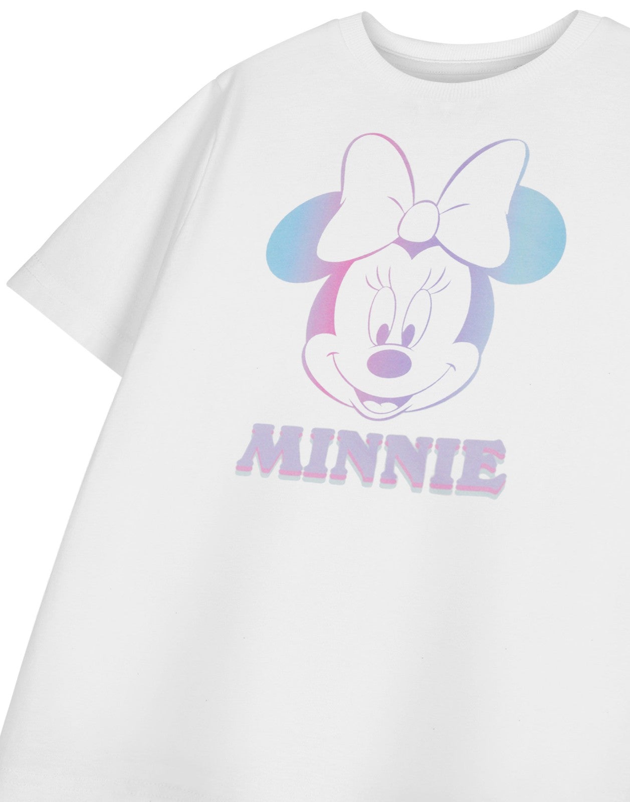 Disney Short Sleeved T-Shirt | Girls White | Official Merch