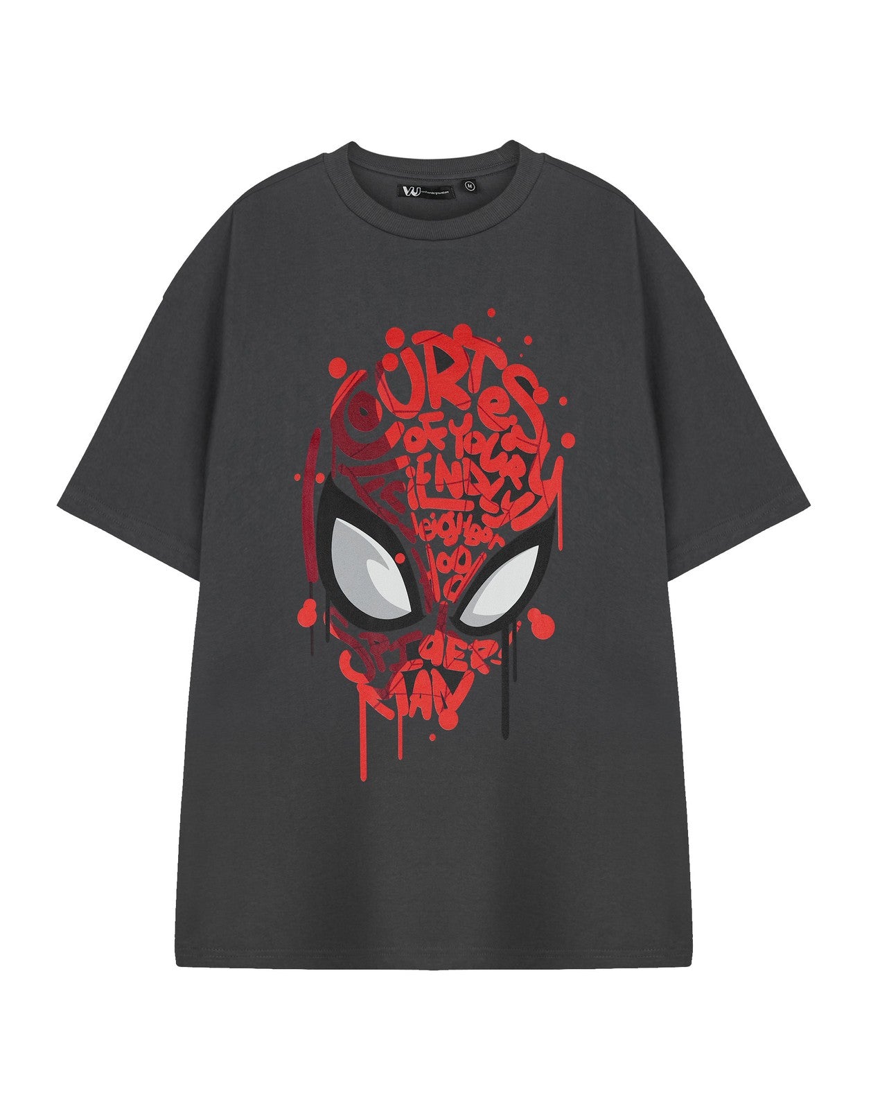 Marvel Short Sleeved T-Shirt | Mens Charcoal | Official Merch