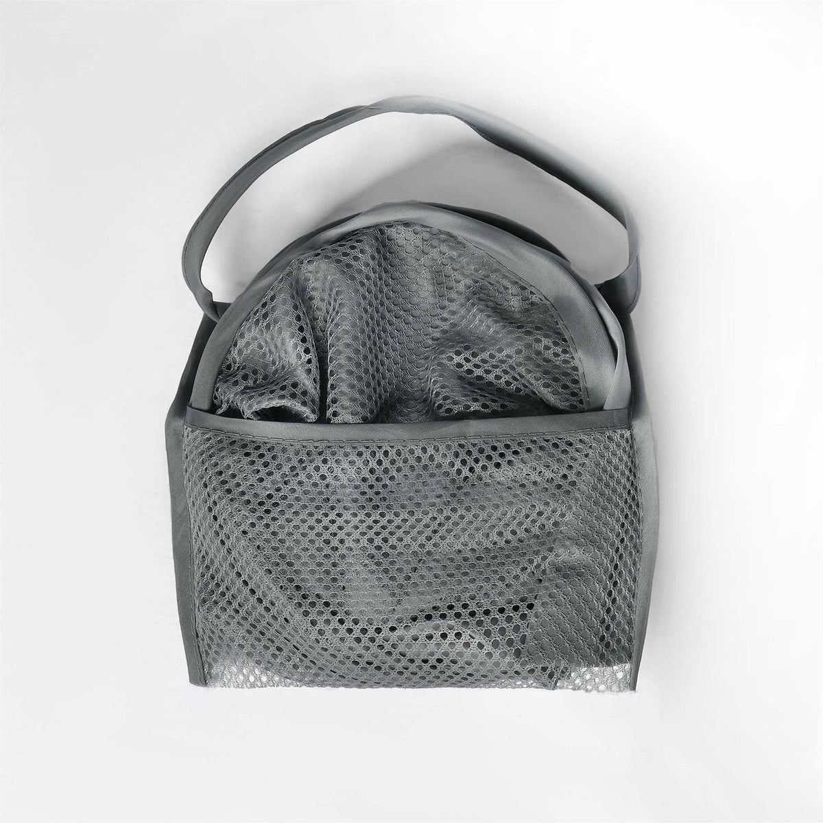 OHS Laundry Basket Net Folding Pop-Up Clothes Freestanding Organiser, Charcoal