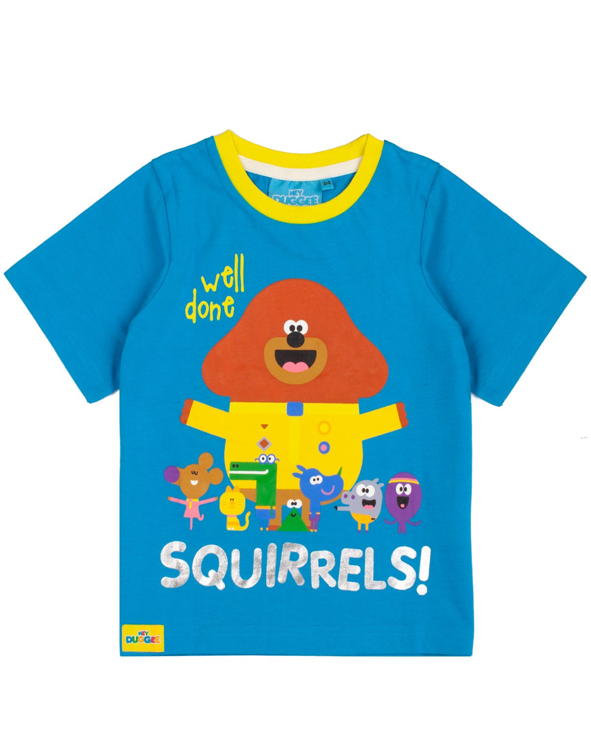 Hey Duggee Short Sleeve Long Leg Pyjama Set | Boys Blue | Official Merch