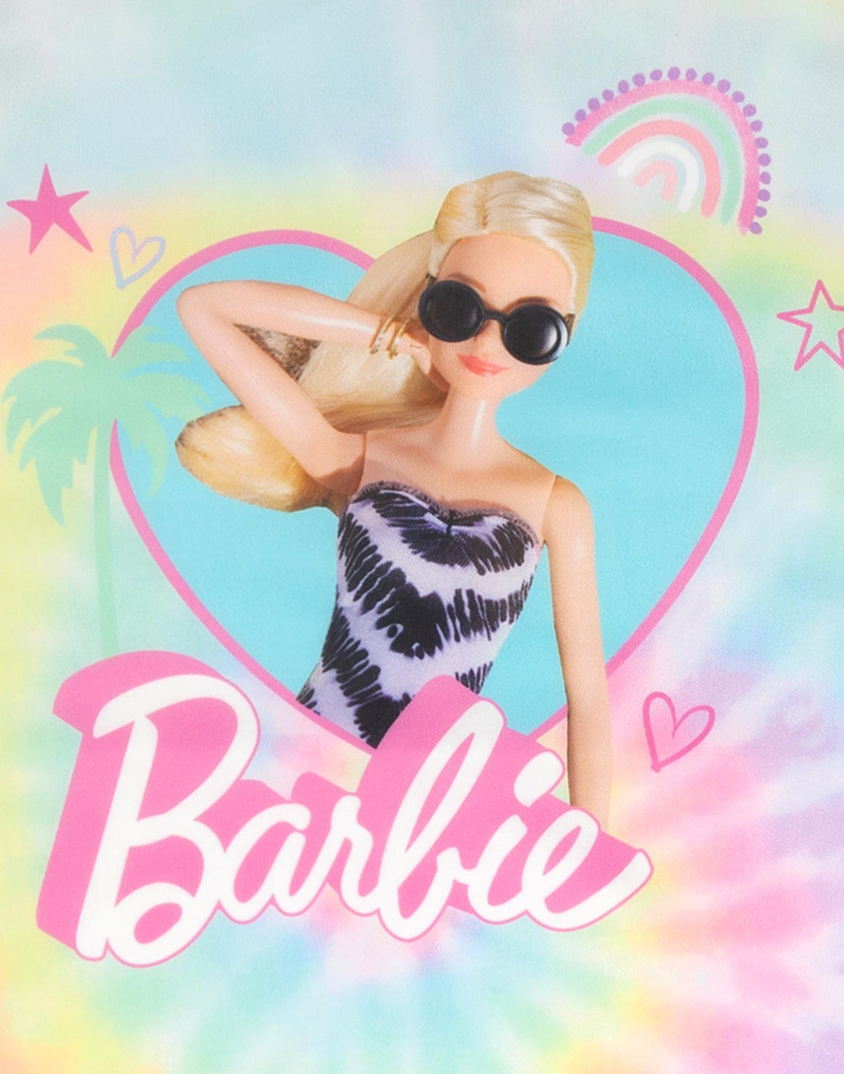 Barbie 1 Piece Swimming Costume | Girls Multicoloured | Official Merch