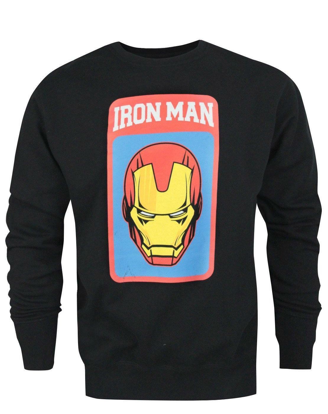 Marvel Sweatshirt | Mens Black | Official Merch
