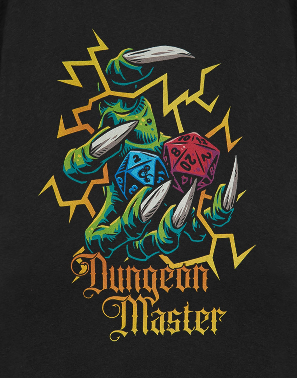 Dungeons & Dragons Short Sleeved T-Shirt | Mens Black | Official Merch
