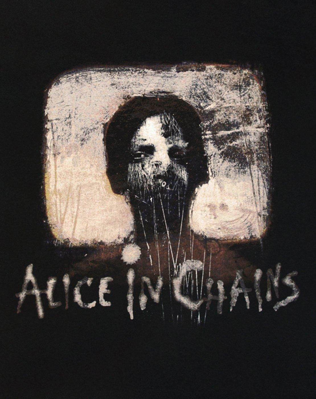 Alice In Chains Short Sleeved T-Shirt | Mens Black | Official Merch