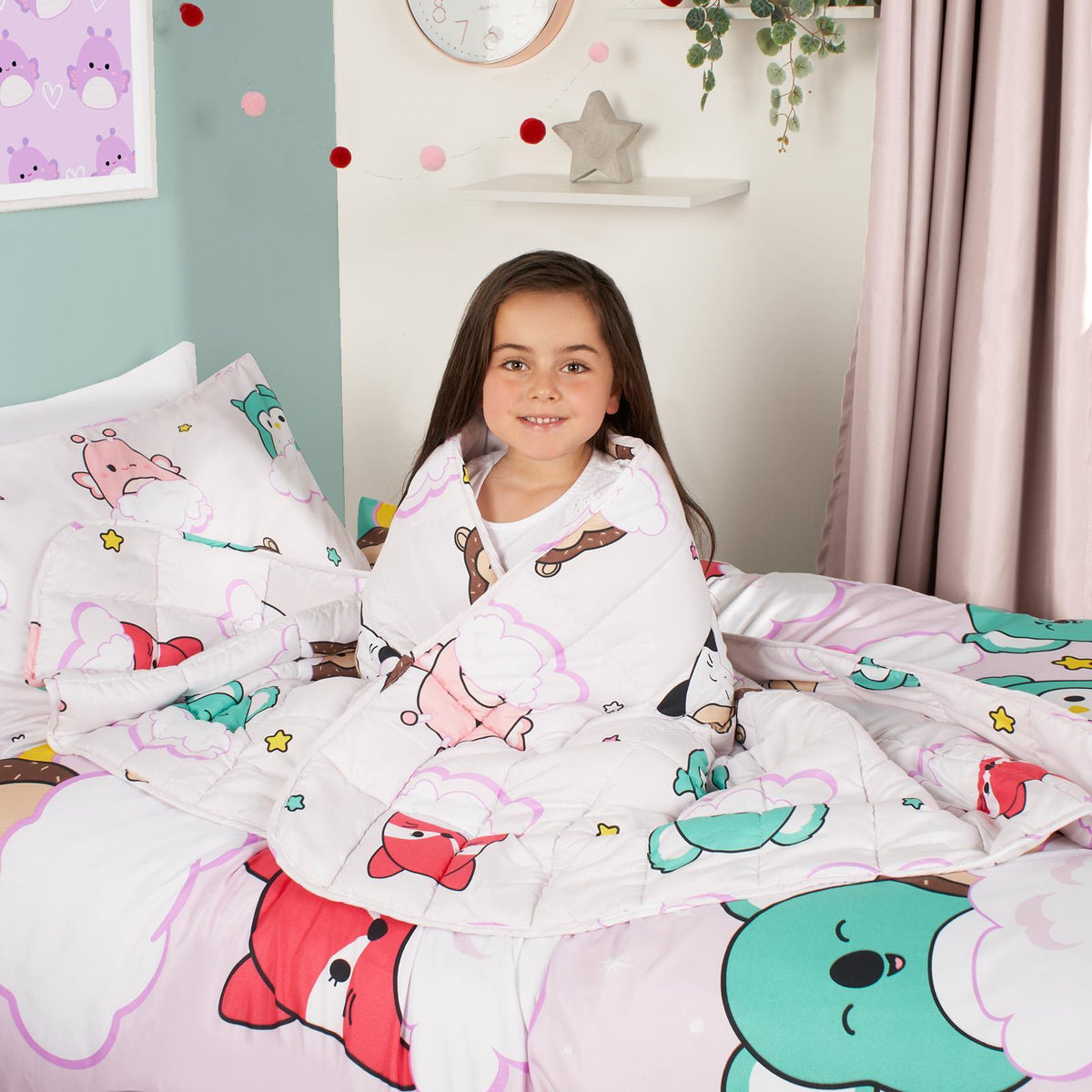 Kids Weighted Blanket Squishmallows Sensory Therapy Sleep Anxiety Throw Child