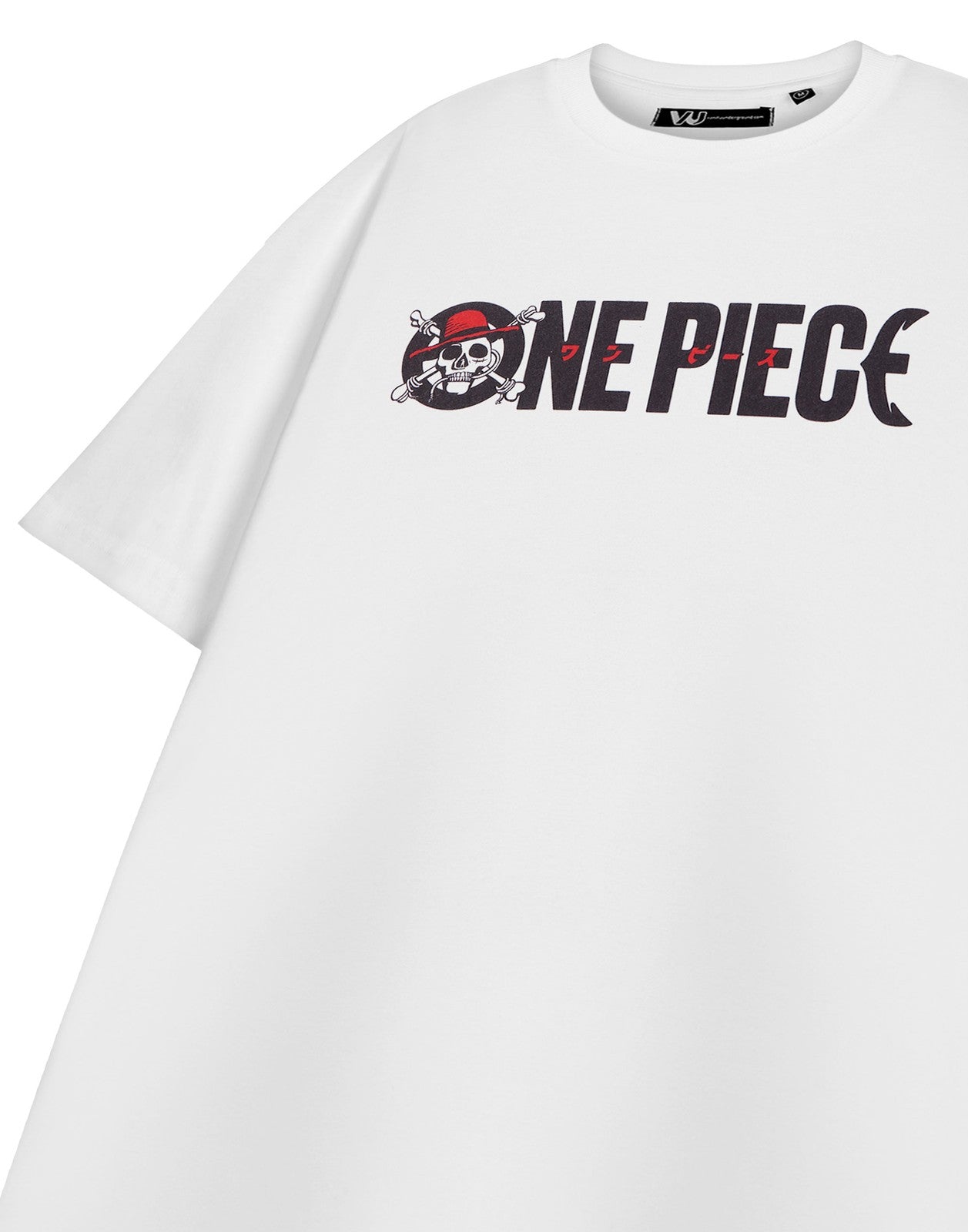One Piece Short Sleeved T-Shirt | Mens White | Official Merch