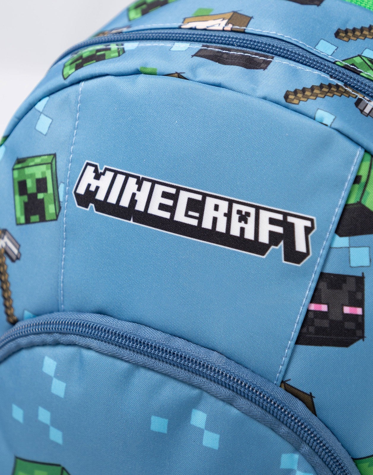 Minecraft Backpack | Unisex Kids Blue Gaming | Official Merch
